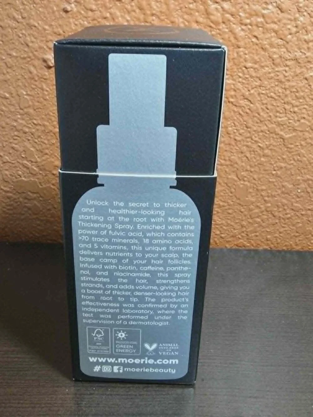 MOERIE ULTIMATE MAN SPRAY PROMOTES HAIR GROWTH 5.07 FL OZ NEW SEALED
